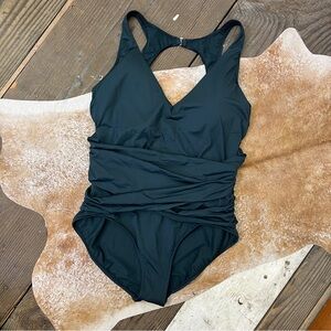 Magicsuit Plot Twist Valerie Wrap Waist One Piece NWOT